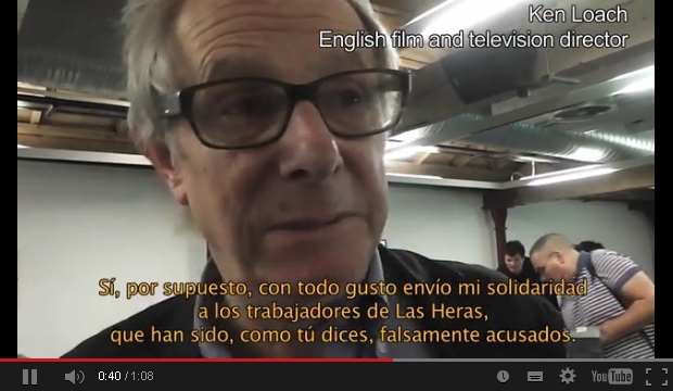 Ken Loach - Solidarity with the Oil Workers in Las Heras