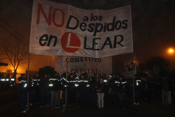 PETITION in solidarity with Lear argentinean workers